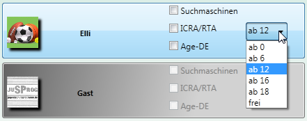 Mit einem Haken unter http blockieren Sie fast alle und somit auch unbedenkliche Webseiten.