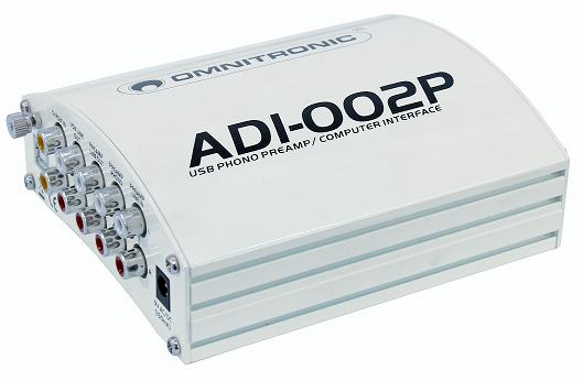 BEDIENUNGSANLEITUNG USER'S MANUAL ADI-002P USB Phono-PreAmp/ Computer Interface Für weiteren Gebrauch