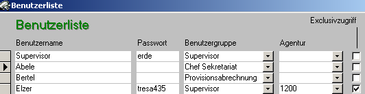 Legen Sie jetzt die Benutzer im ELO-Office fest. Klicken Sie zunächst auf den Menüpunkt Systemverwaltung und dann auf Anwender. Sie erhalten ein Erfassungsformular zur Eingabe der neuen Benutzerdaten.