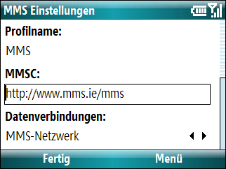 IHRE TEXT- UND MULTIMEDIA-NACHRICHTEN 7 2 Wählen Sie Messaging und dann SMS. 3 Drücken Sie auf Menü (rechte Aktionstaste) und wählen Sie Extras > Optionen. 4 Wählen Sie Kontoeinstellungen.