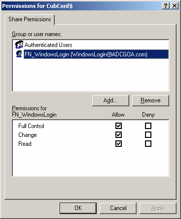 SIMATIC und Sicherheitseinstellungen in Windows 2003 Schritt Aktivität Screenshot 3.
