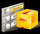 Mit den DHL Zustellservices entscheidet der Empfänger wann, wo und wie er seine Pakete geliefert bekommt Zustellzeit Regellaufzeit* Wunschzeit 1) Zustellinformation Sendungsverfolgung* Paket.