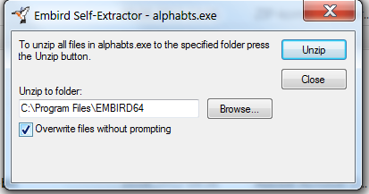 merkt: Machen Sie nun mit der Maus einen Doppelklick auf die Datei Alphabts.exe, die Sie heruntergeladen haben.