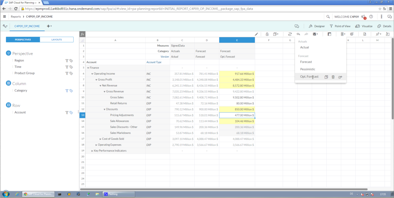 Einfacher, schneller, agiler: SAP Cloud for Planning Erstellung und Modifizierung von Planungsmodellen on the fly