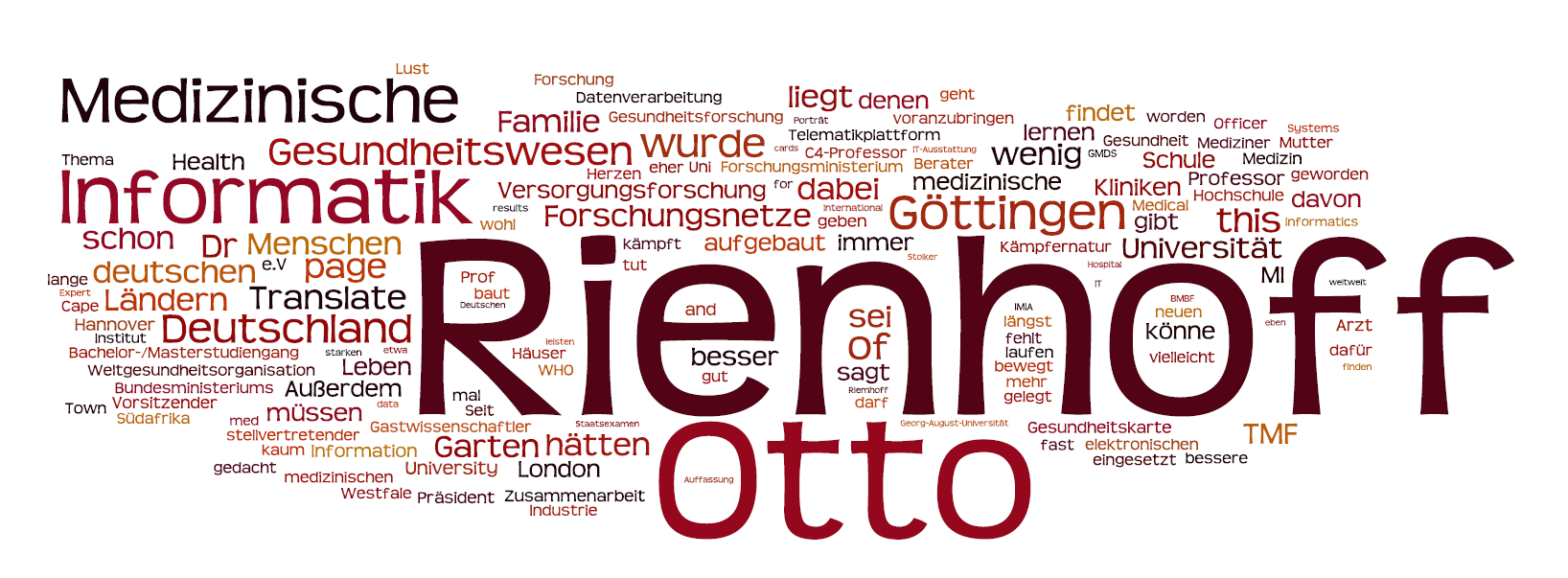 23 Laudatio für Herrn Prof. Dr. Otto Rienhoff zum 65.