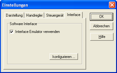 Einrichten des Interfaces Per Voreinstellung ist das Interface nicht aktiviert. Um es zu verwenden zu können muss es aktiviert werden.