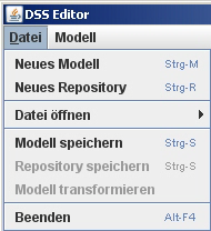 Kapitel 6 - Prototypische Implementierung 118 Abbildung 6-9: Modell speichern Mittels des JDOM wird anhand der Java-Klassen XMLExportModel und XMLExportRepository unterschieden, ob ein Modell oder