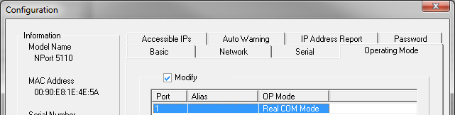 Starten Sie den NPort Administrator (Windows 7: Starten Sie den NPort Administrator immer über die rechte Maustaste «Als Administrator ausführen», auch wenn Sie sich bereits beim Start des PC als