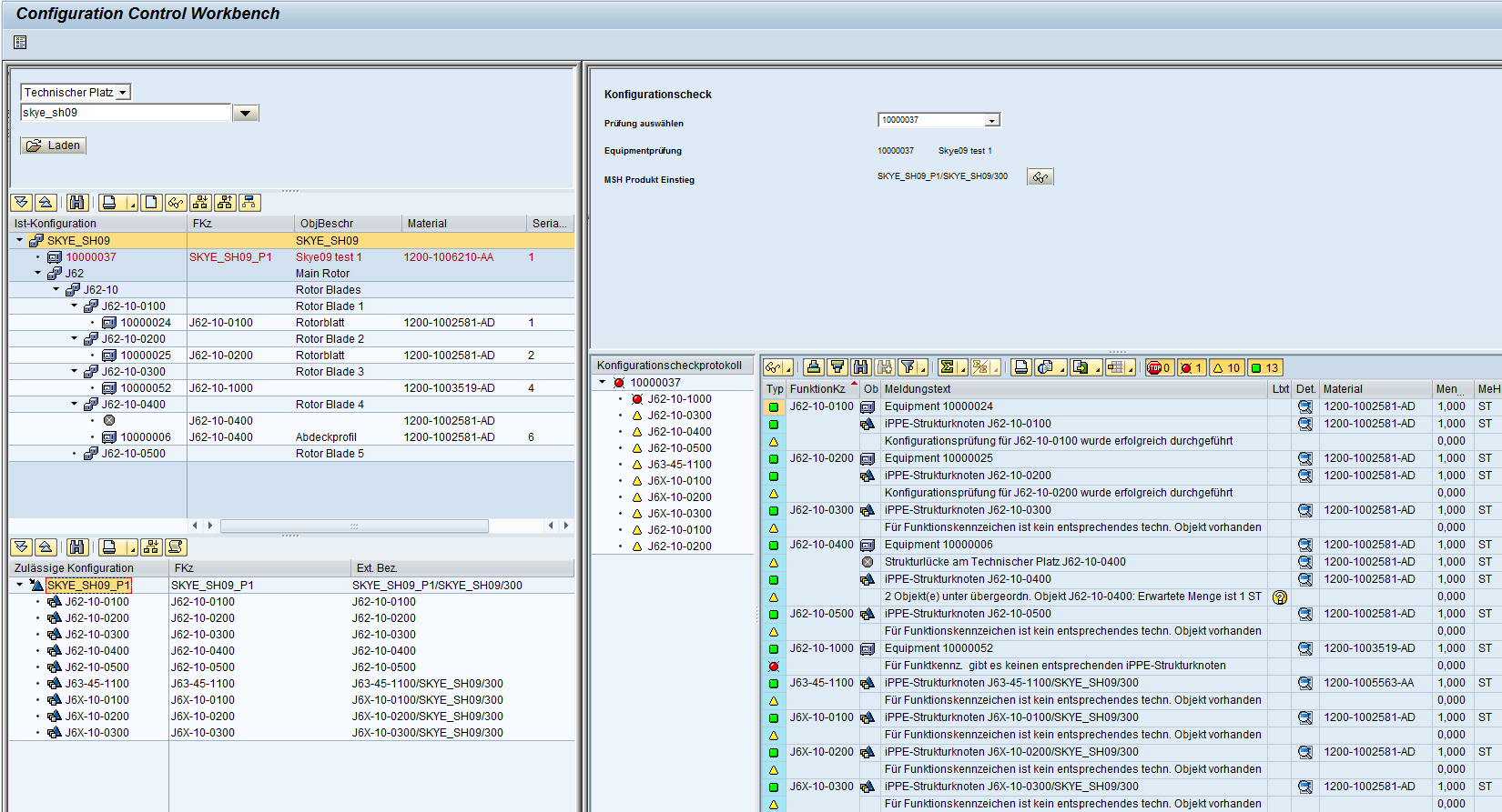 «As-is» Configuration Functional locations / Equipments (1/2) Configuration Control Workbench - As-Maintained