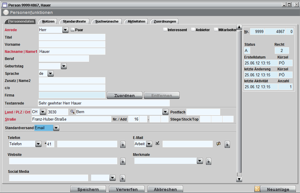 6: Einstellungen - Passwort 1.3.