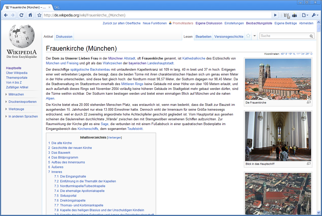 Wikipedia (Frauenkirche Seite) KOHLFÜRST INTERNET