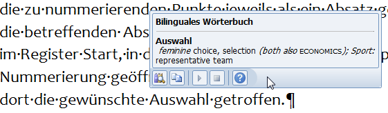 Hinweis Leistungsfähigkeit des Wörterbuchs Das Wörterbuch entspricht in seiner Leistungsfähigkeit etwa einem kleinen Taschenwörterbuch, wie es vielleicht ein Tourist mitführt.