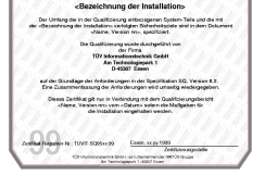 de (Zertifizierungen) TÜV Informationstechnik GmbH