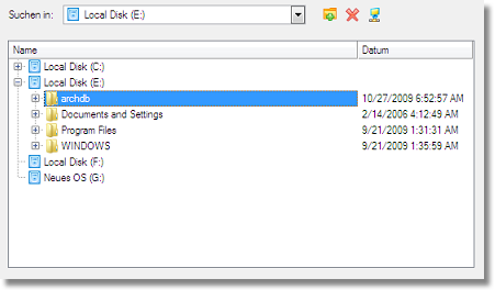 Festplatten Manager 11 Server 177 Anwenderhandbuch 5. Auf der Zielspeicherort-Seite wählen Sie ein lokales Laufwerk mit/ohne zugeordneten Laufwerksbuchstaben als Zielspeicherort. 6.