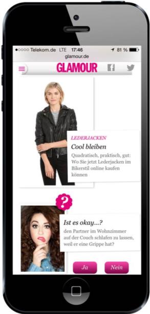 GLAMOUR Mobile Website Mehr Mode. Mehr Beauty. Mehr Lifestyle.