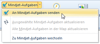 Mindjet für Windows Benutzerhandbuch Online-Aufgabenverwaltung Erstellen von online gespeicherten Mindjet-Aufgaben aus Mindjet-Mapzweigen Erstellen Sie aus Zweigen in ihrer Desktop-Map Aufgaben und