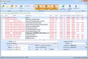 Allgemeine Features organice CRM 2012 R2 Kalender DMS-DirectScan (PDF-Bild) E-Post-Manager Globale