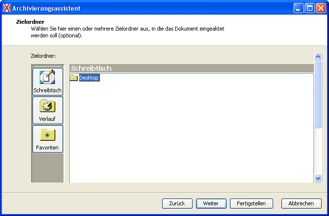 Bild 3: Kontextsensitive Ablage im Archivierungsassistenten 3.1.5 Single Instance COI-BusinessFlow vermeidet eine Mehrfachablage und arbeitet stattdessen nach dem Single- Instance-Prinzip, d. h.