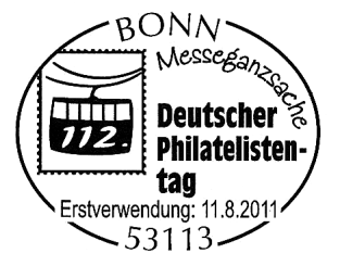 derstempel aufgelegt, der innerhalb des Veranstaltungslogos einen Zug der Baureihe 72 zeigt. Sechseckiger Sonderstempel zum NRW-Tag 2008 33.