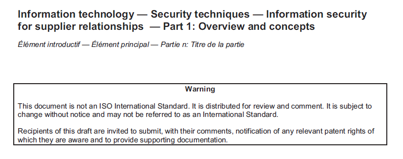 ISO/IEC WD 27036-1 (1) GI-FG SECMGT