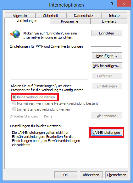 Internet Explorer konfigurieren Wechseln Sie mit der Tastenkombination Windowstaste + Q in die Suchfunktion und suchen Sie unter Einstellungen nach den Internetoptionen.
