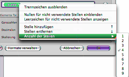 Bei Eingabe dieser Zahl in eine Zelle Anzeigeformat der Zahl 10000000 Kontostand: 10.