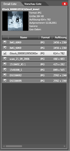 34 4.1.2 Photomizer Pro Die Icons Die Icons dienen dem einfachen und schnellen Zugang zu Hauptfunktionen des Programms.
