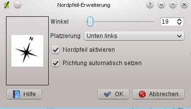 7.5.1 Urheberrechtshinweis Urheberrechtshinweis fügt einen Urheberrechtshinweis durch einen selbst erstellten Text der Karte hinzu. Abbildung 7.5: The copyright Dialog 1.