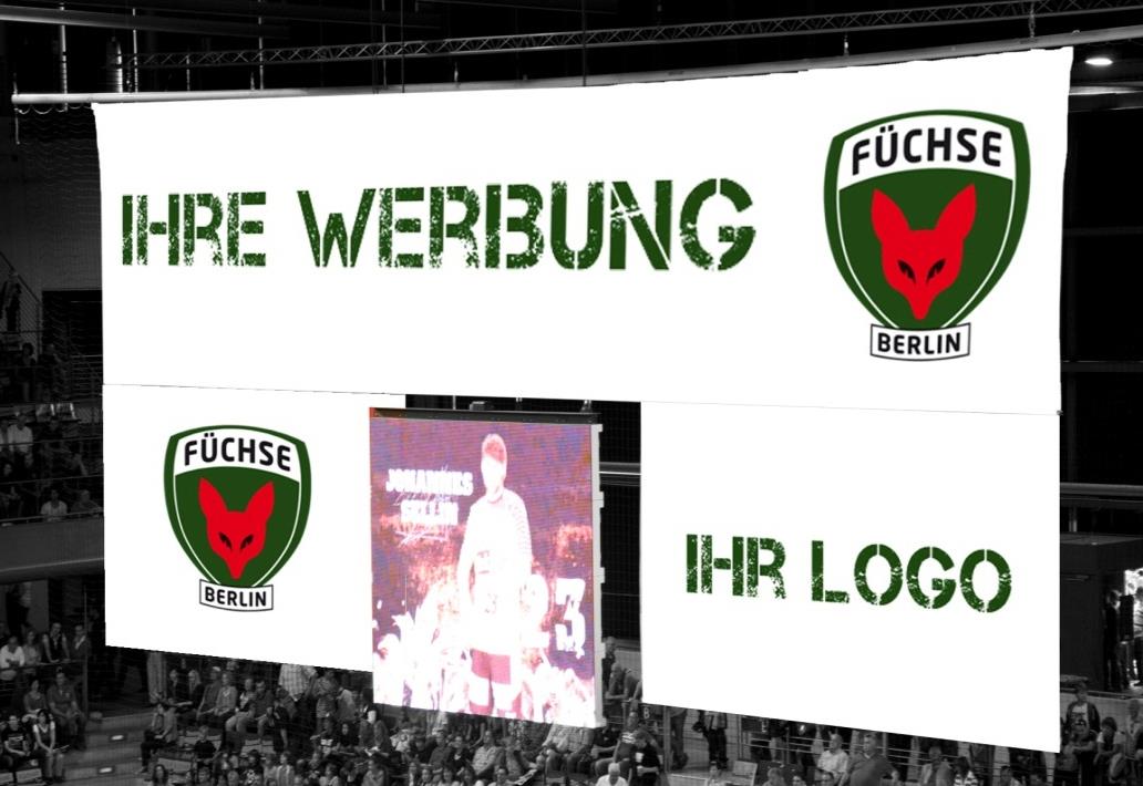 XXL-Banner Perfekte Sichtbarkeit für die Zuschauer in der Halle Größter Banner in der