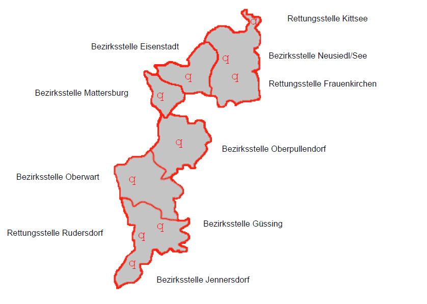 Das Rote Kreuz ist als Verein registriert, Sitz des Landesverbandes ist Eisenstadt.