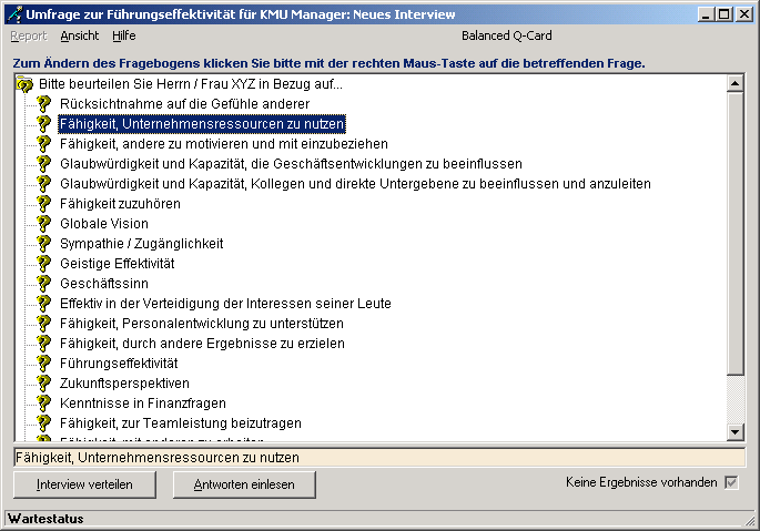 Vorteile eines softwaregestützten Vorgehens Das 360 -Feedback Verfahren ist eine plattformabhängige Methodik.