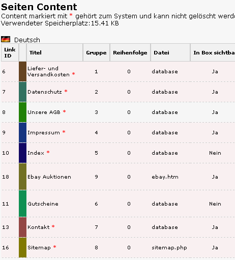 3.1.5 Hilfsprogramme Unter diesem Menüpunkt finden Sie kleine Programme, mit denen Sie Ihren Shop weiter ausbauen können, so können Sie z.b. die Texte Ihres Shops personalisieren oder Newsletter für die Kunden verfassen.