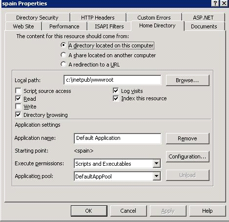 Adobe Update Server Setup Tool Einrichten von IIS Server 6 103 3.