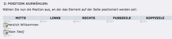 Die Inhaltstypen und das Eingeben von Inhalten 6 Formulare 7 Plugins: Dieser Bereich wird hier nicht näher behandelt, da das neu anlegen von Plugins in der Regel unnötig ist.