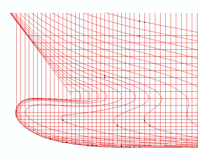 12 Durchlaufzeiten und Genauigkeitsanforderungen Abbildung 11: Grafische Kontrolle des Feinstrakes anhand von interpolierten Kurven.