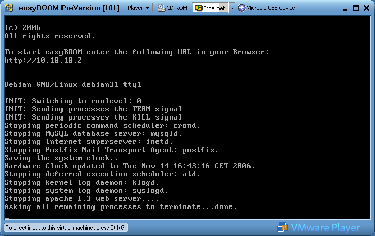 bestmeetingroom VMware Install Seite 19 Damit wird normalerweise ein Neustart des Programmes innerhalb der VMWare ausgelöst.