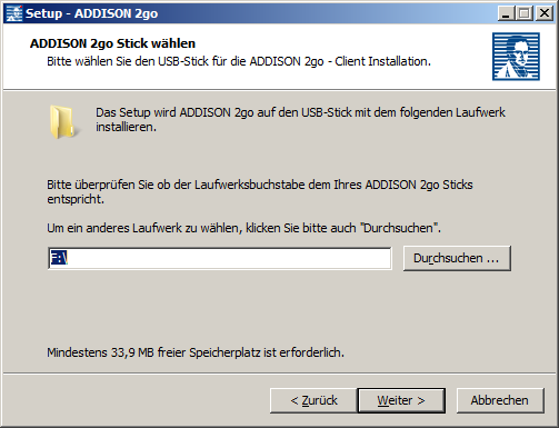 Update der Version 4.0 auf dem ADDISON 2go-Stick Beispiel: Bitte denken Sie daran, dass der Aktivierungskey nur für einen ADDISON 2go-Stick vorgesehen ist und kein zweites Mal verwendet werden kann.