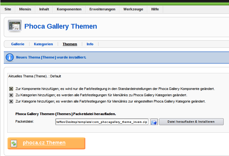 Phoca Galerie Template fähig Fertige Vorlagen (Templates) unter http://www.