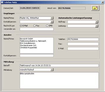 Mit der Leistungserfassung können in den OfficePartner-Aufträgen Leistungen eingetragen werden.