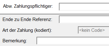 Lastschriften auch. Allerdings gibt es nun ein weiteres neues Feld Mandat. Dieses Feld erlaubt Ihnen, die hinterlegten Stammdaten des Kunden und des dazugehörigen Mandates aufzurufen.