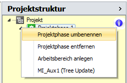 destra: Einführung in den Projekt-Explorer 10/32 Geben Sie in das Textfeld Name das Wort Prozessanalyse ein.