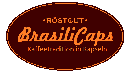 Corporate Design Logo - Kapseln Das neue Logo für BrasiliCaps, ist eine Wortschöpfung aus dem bekannten Markennamen Brasilica und Caps für Kapseln.