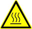 Schmutz-/ Mischwasserschacht nicht mit Wasser löschen Löschwasserrückhaltung Verschluss/ Abdeckung Oberflächenwasser- Einlauf FIZ Feuerwehrinformations -zentrale Gefahrenstelle Quetschgefahr