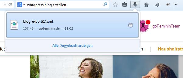 Speichere die Datei auf deinem Desktop ab.