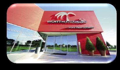 Über Würth Phoenix IT und Beratungsunternehmen der Würth-Gruppe Headquarter in Bozen, europaweite Präsenz, über 120 Mitarbeiter Internationale Erfahrung im Bereich Business Software und IT-Management