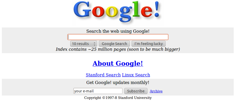 Die Entwicklung von Google s Suchergebnisseiten 07.03.