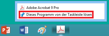 Fortgeschrittene Techniken in Windows 8.1 Seite 18 von 58 2. Befindet sich das Anwendungsprogramm bereits als Kachel auf dem Startbildschirm, dann machen Sie weiter mit Schritt 4.