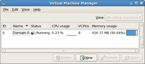 Red Hat Enterprise Linux 5 Virtualization 17.5. Die grafische Konsole einer virtuellen Maschine T his window displays a virtual machine's graphical console.