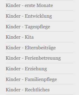 Kinderbetreuung - Beratung und Information Für eine erste Orientierung steht