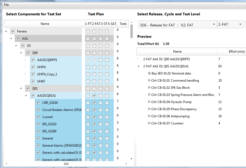 TM-Suite: Testplanung